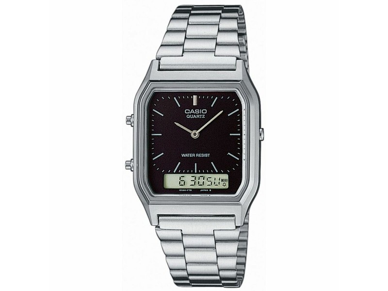 Часовник унисекс Casio EDGY COLLECTION - BLACK Черен Сребрист NaN –  BB Ръчни часовници