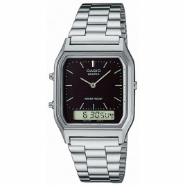 Часовник унисекс Casio EDGY COLLECTION - BLACK Черен Сребрист