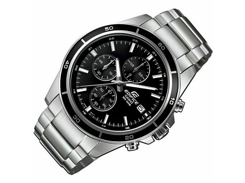 Часовник унисекс Casio EFR-526D-1AVUEF Черен Сребрист NaN –  BB Ръчни часовници
