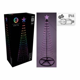 Коледно дърво BASIC & CO RGB Метал Пластмаса Коледа LED