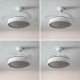 Вентилатор за Таван с LED Светлина и 4 Прибиращи се Перки InnovaGoods 80 W Ø49-104 cm Сребрист (След ремонт A) NaN от | techMAG.bg Вентилатор за Таван с LED Светлина и 4 Прибиращи се Перки InnovaGoods 80 W Ø49-104 cm Сребрист (След ремонт A) NaN – BB Таванни вентилатори