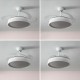 Вентилатор за Таван с LED Светлина и 4 Прибиращи се Перки InnovaGoods 80 W Ø49-104 cm Сребрист (След ремонт A) NaN от | techMAG.bg Вентилатор за Таван с LED Светлина и 4 Прибиращи се Перки InnovaGoods 80 W Ø49-104 cm Сребрист (След ремонт A) NaN – BB Таванни вентилатори