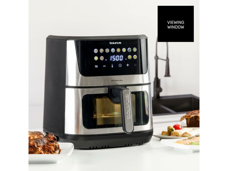 въздушен фритюрник Taurus AIR FRY 360XL Черен 2100 W 8 L NaN –  BB Фритюрници с въздух