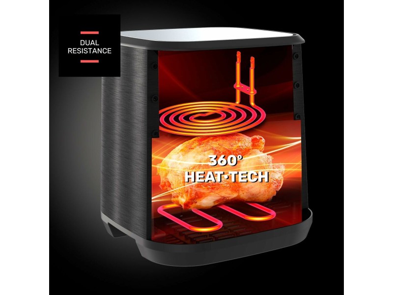 въздушен фритюрник Taurus AIR FRY 360XL Черен 2100 W 8 L NaN –  BB Фритюрници с въздух