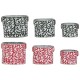 Комплект Коледни Декорации Home ESPRIT Червен Зелен Коледа 28,5 x 19,5 x 24 cm (3 Части) (2 броя) NaN –  BB Оригинална декорация