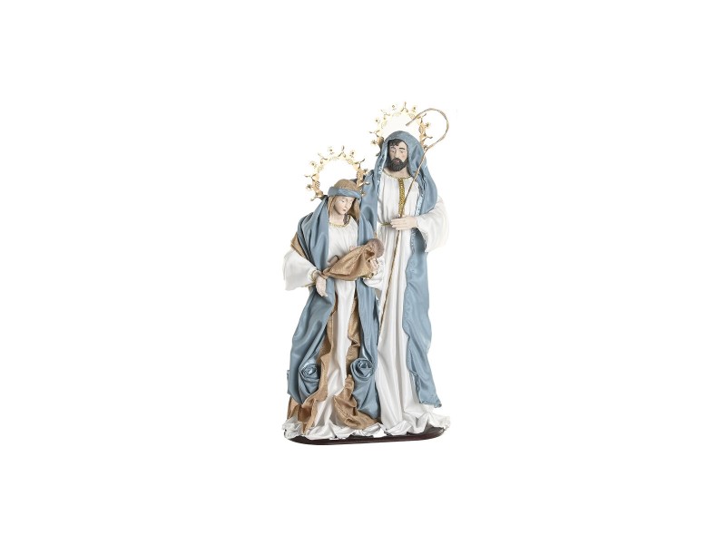 Рождествена Коледна Сцена Home ESPRIT Син Бял 48 x 28 x 90 cm NaN –  BB Сцени на масата