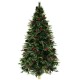 Коледно дърво Home ESPRIT Червен Зелен PVC 129 X 129 X 240 CM NaN –  BB Коледни елхи