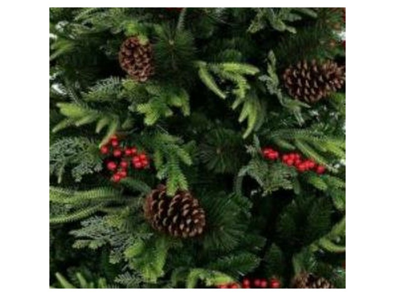 Коледно дърво Home ESPRIT Червен Зелен PVC 129 X 129 X 240 CM NaN –  BB Коледни елхи