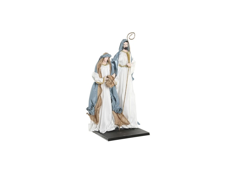 Рождествена Коледна Сцена Home ESPRIT Син Бял 27 x 24 x 50 cm NaN –  BB Сцени на масата