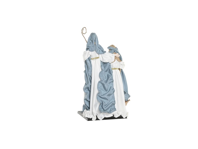 Рождествена Коледна Сцена Home ESPRIT Син Бял 27 x 24 x 50 cm NaN –  BB Сцени на масата
