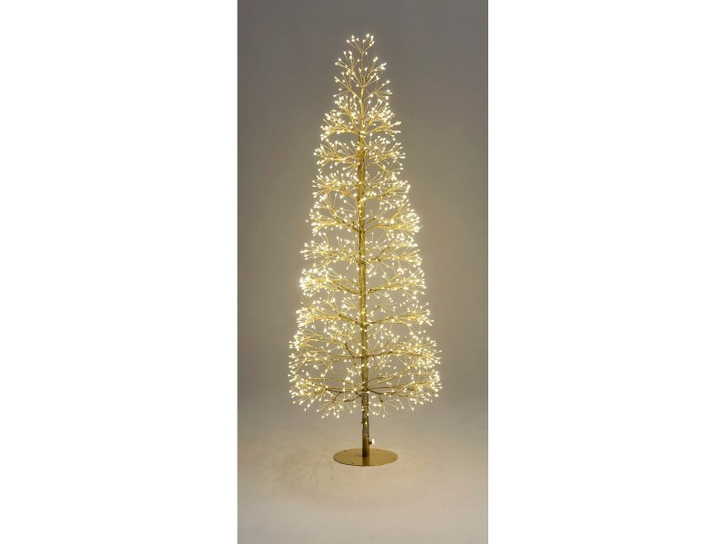 Коледно дърво Home ESPRIT Златен 40 x 40 x 120 cm NaN –  BB Коледни елхи