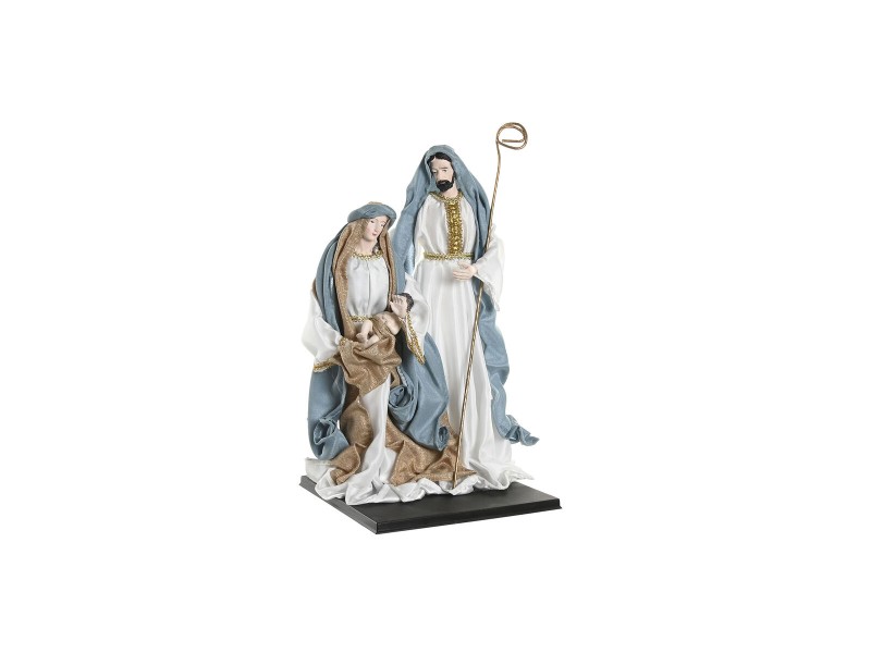 Рождествена Коледна Сцена Home ESPRIT Син Бял 27 x 24 x 40 cm NaN –  BB Сцени на масата