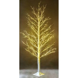 Коледно дърво Home ESPRIT Бял Метал 22 x 22 x 180 cm