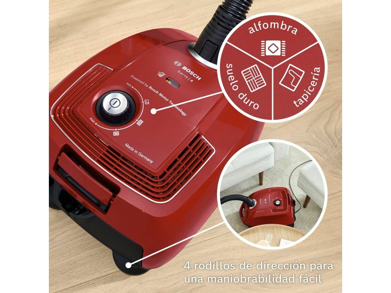 Прахосмукачка BOSCH BGB38RD2 600 W NaN –  BB Ръчни прахосмукачки