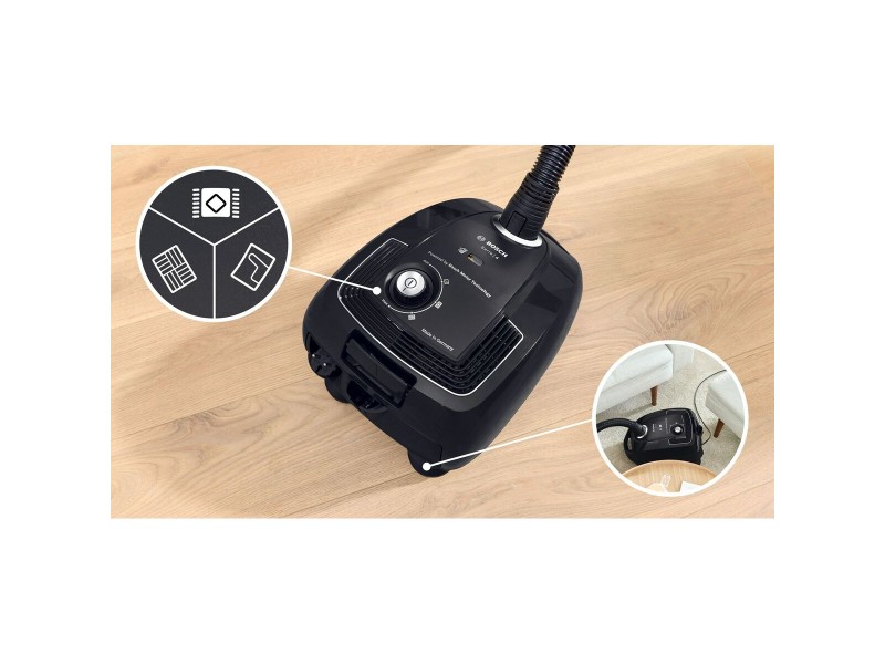 Прахосмукачка с торбичка BOSCH BGB38BA3T 850 W NaN –  BB Ръчни прахосмукачки