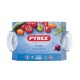 Ястие за печене Pyrex 1040712 Бял Прозрачен калено стъкло 6 L 4,5 g 4,5 L NaN –  BB Тави за печене