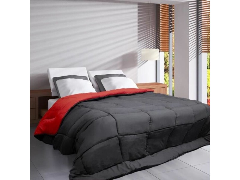 Скандинавски Стил Пълнеж Poyet  Motte Червен Сив 220 x 240 cm NaN –  BB Юргани