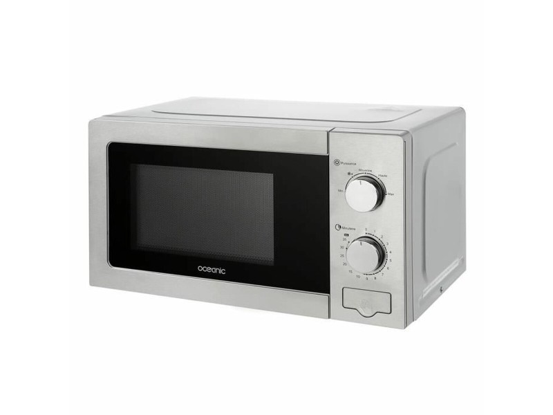 Микровълнова Фурна с Грил Oceanic MO20S Сив 700 W 20 L NaN –  BB Микровълнова печка с грил