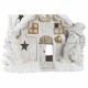 Коледна Украса DKD Home Decor Къща Снежен Магнезиев (38 x 21 x 45 cm) (2 броя) NaN –  BB Оригинална декорация
