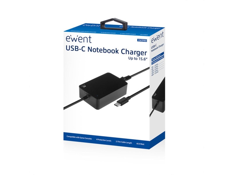 Зарядно за лаптоп Ewent EW3980 65 W NaN –