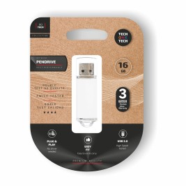 USB стик Tech One Tech Бял 16 GB