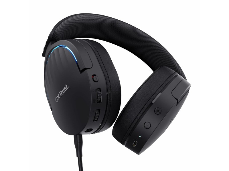 Слушалки с микрофон Trust 24901 GXT491 FAYZO WIRELESS Черен NaN –