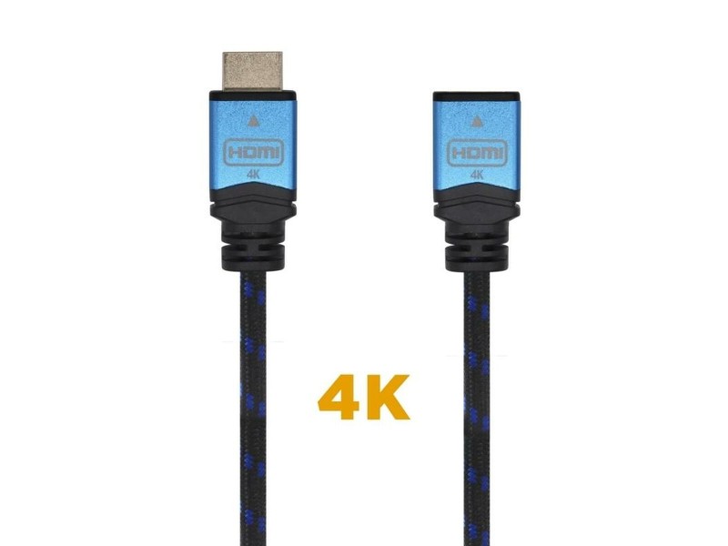 Кабел HDMI Aisens A120-0453 Син Черен 2 m Удължител NaN –