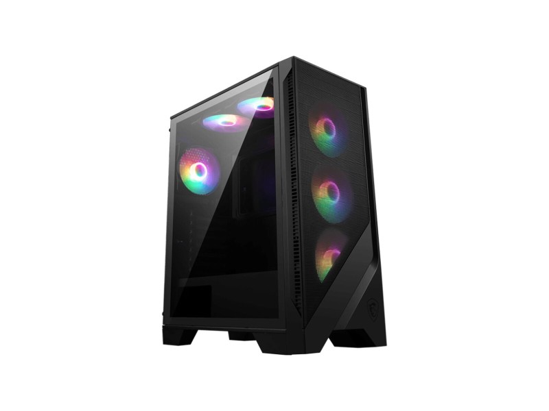 ATX полу-висока кутия MSI MAG FORGE 120A AIRFLOW Черен Прозрачен NaN –