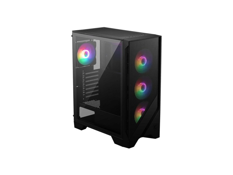 ATX полу-висока кутия MSI MAG FORGE 120A AIRFLOW Черен Прозрачен NaN –
