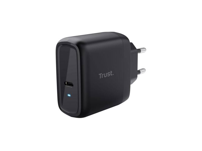 Зарядно за стена + USB-C кабел Trust 24817 Черен 65 W NaN –