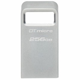 USB стик Kingston DTMC3G2/256GB Черен Стомана 256 GB (1 броя)