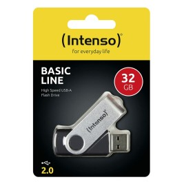 USB стик INTENSO Basic Line 32 GB Черен