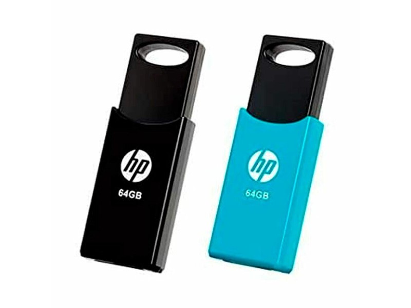 USB стик HP 4712847099760 USB 2.0 64GB 2 броя Черен 64 GB NaN –