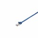 UTP категория 6 твърд мрежови кабел V7 V7CAT7FSTP-1M-BLU Син 1 m NaN –