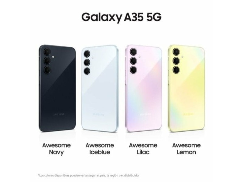 Смартфони Samsung Galaxy A35 6,6 6 GB RAM 128 GB Люляк NaN –