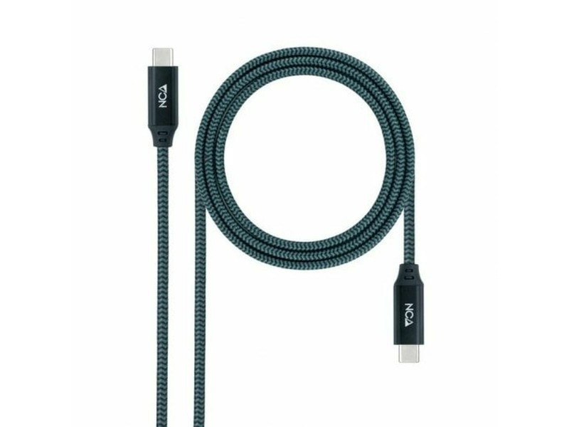 Кабел USB-C NANOCABLE 10.01.4301-COMB Черен 1 m NaN –