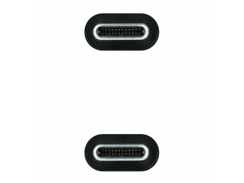 Кабел USB-C NANOCABLE 10.01.4301-COMB Черен 1 m NaN –