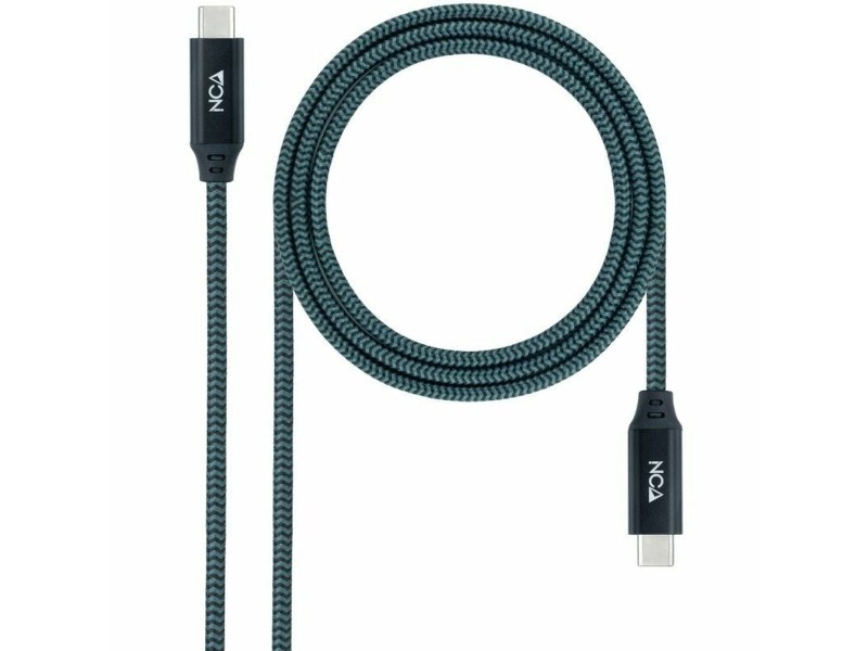 Кабел USB-C NANOCABLE 10.01.4301-COMB Черен 1 m NaN –