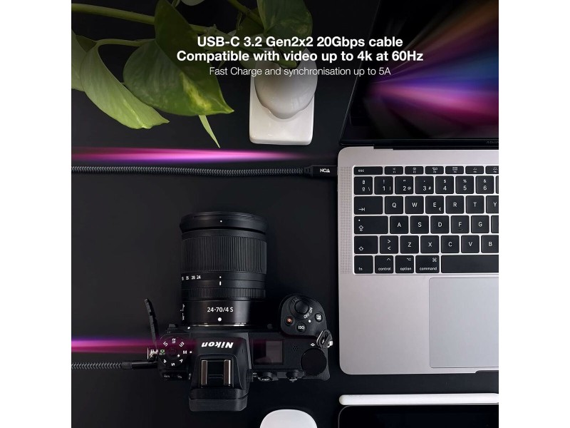 Кабел USB-C NANOCABLE 10.01.4301-COMB Черен 1 m NaN –