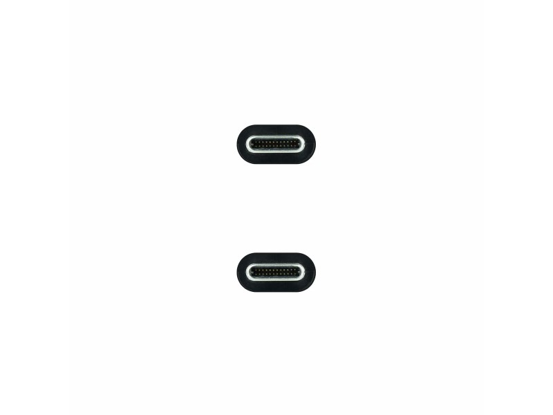 Кабел USB-C NANOCABLE 10.01.4301-COMB Черен 1 m NaN –