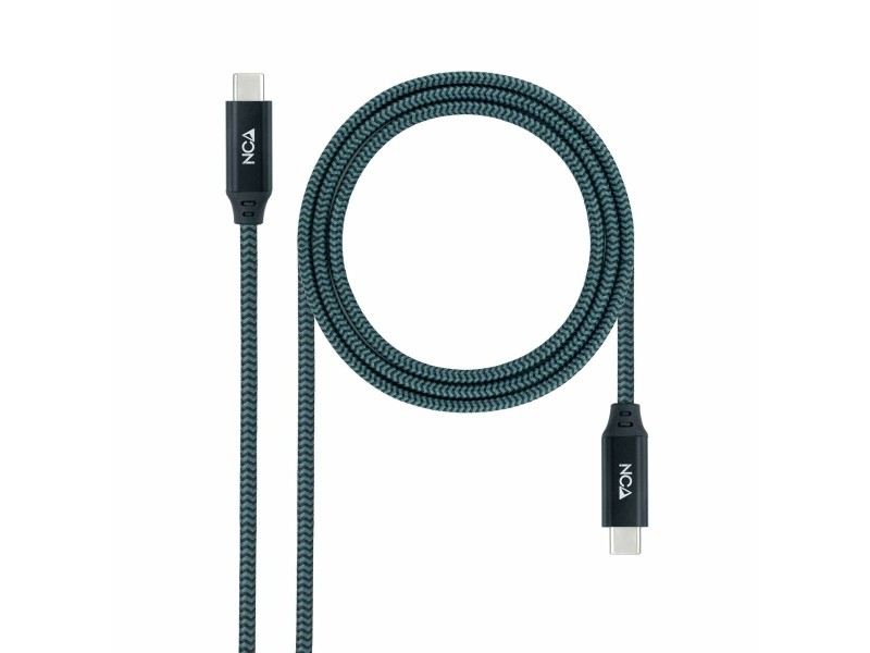 Кабел USB-C NANOCABLE 10.01.4301-COMB Черен 1 m NaN –