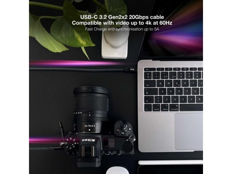 Кабел USB-C NANOCABLE 10.01.4301-COMB Черен 1 m NaN –