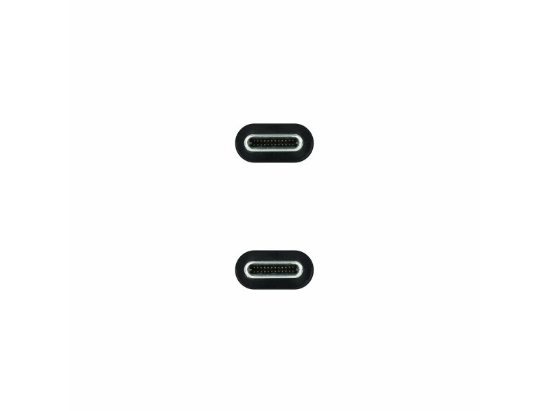 Кабел USB-C NANOCABLE 10.01.4301-COMB Черен 1 m NaN –