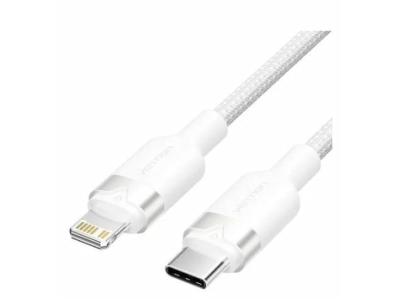 Кабел USB-C към Lightning Vention LALWH NaN –