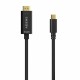 Кабел HDMI Aisens A109-0623 Черен 80 cm NaN –