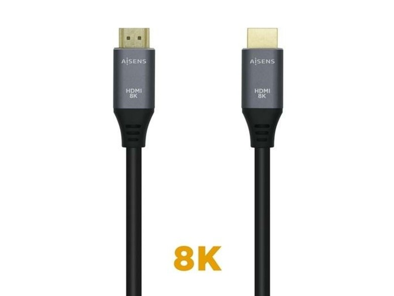 Кабел HDMI Aisens A150-0427 Черен Сив Черен/Сив 1,5 m NaN –