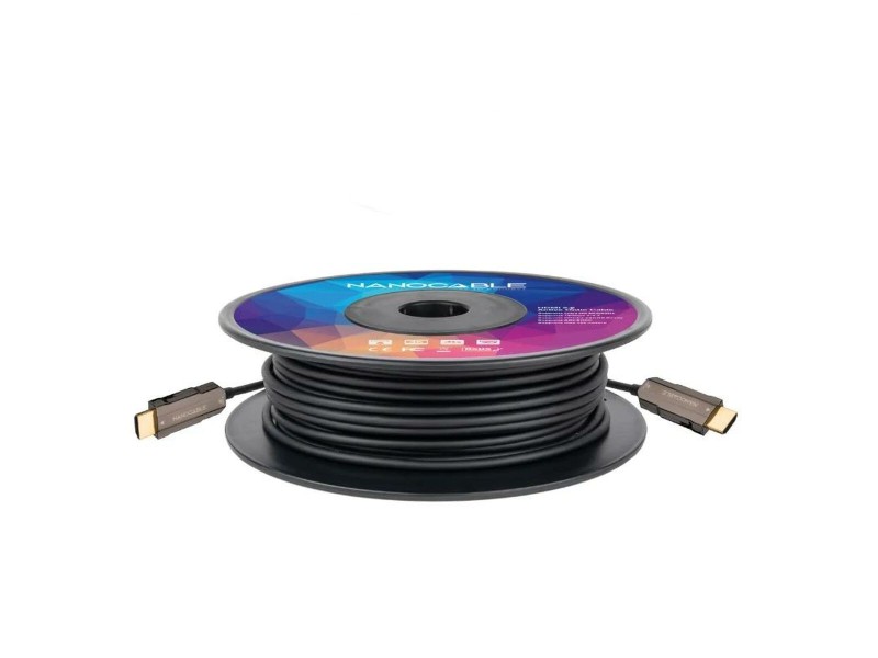Кабел HDMI NANOCABLE 10.15.2099 100 m Черен 4K Ultra HD 18 Gbps NaN –