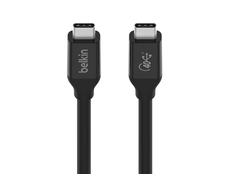 Кабел USB-C Belkin 0.8M01BT0.8MBK Черен 80 cm 0,8 m NaN –