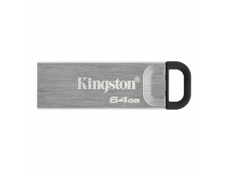 USB стик Kingston DTKN/64GB Черен Стомана 64 GB (1 броя) NaN –