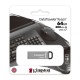 USB стик Kingston DTKN/64GB Черен Стомана 64 GB (1 броя) NaN –